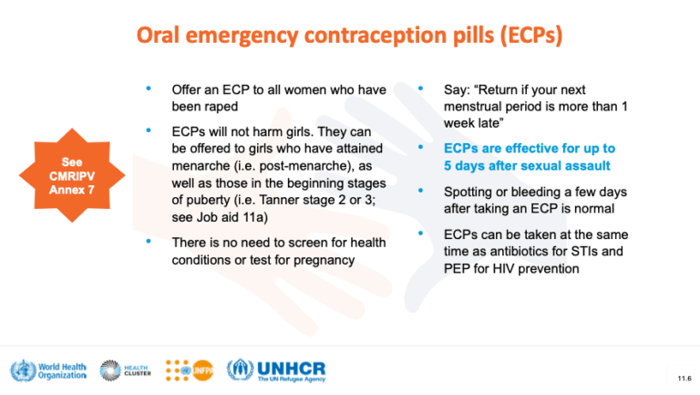 Clinical Management of Rape and Intimate Partner Violence in Emergencies