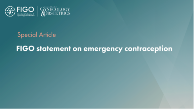 FIGO publishes new statement on emergency contraception