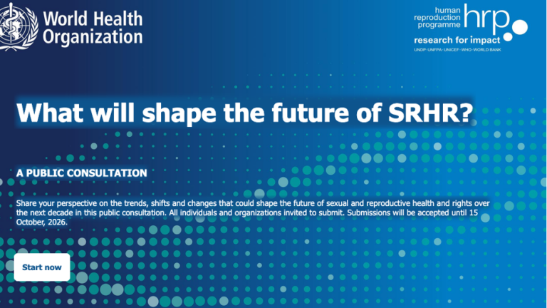 WHO holds global consultation on the future of SRHR